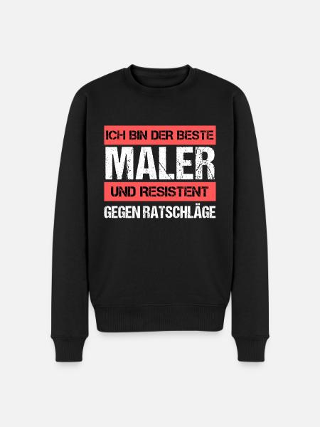 Peintre résistant - Pull Premium bio Homme - noir