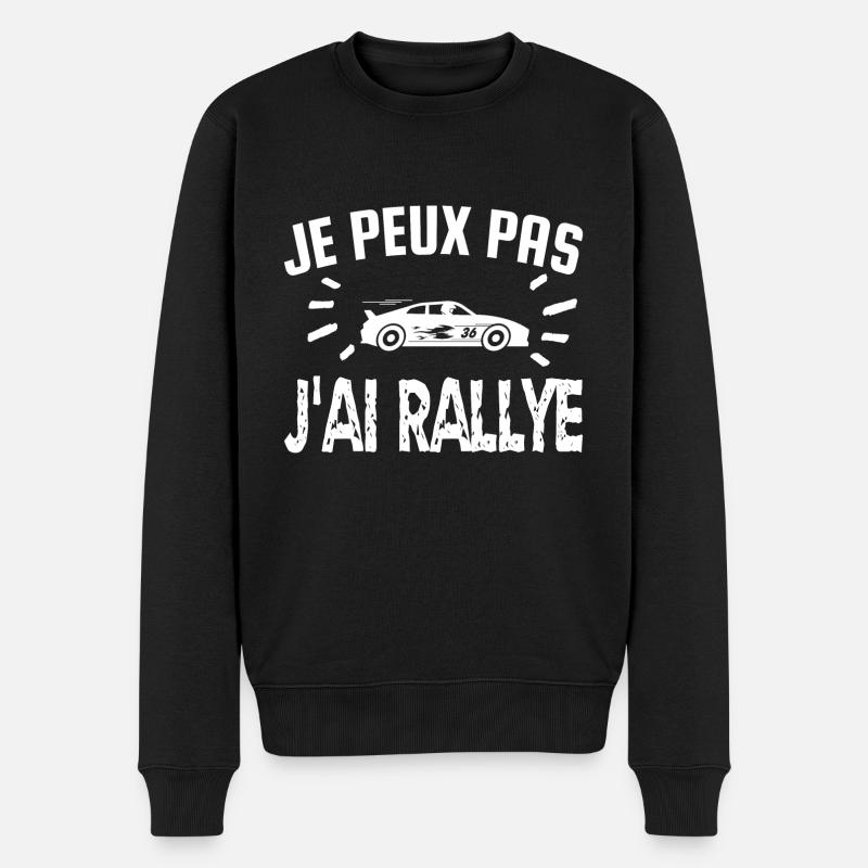 je peux pas j'ai rallye - Pull Premium bio Homme - noir