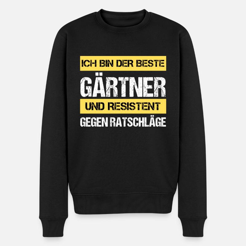 Jardinier résistant - Pull Premium bio Homme - noir