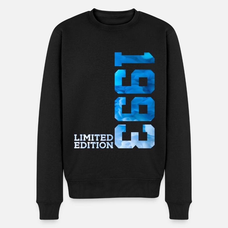 33. GEBURTSTAG LIMITED EDITION 1993 - Männer Premium Bio Pullover - Schwarz