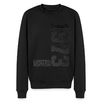 53RD BIRTHDAY LIMITED EDITION 1973 - Men's Premium Organic Jumper - black - Front - Nico (187cm)