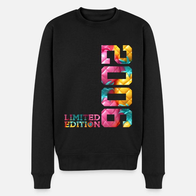 20. GEBURTSTAG LIMITED EDITION 2006 - Männer Premium Bio Pullover - Schwarz