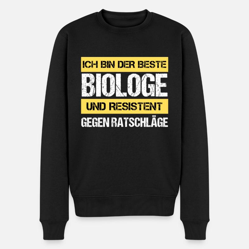 Biologiste résistant - Pull Premium bio Homme - noir