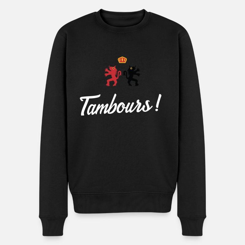 Tambours ! - Batterie carnaval - Pull Premium bio Homme - noir