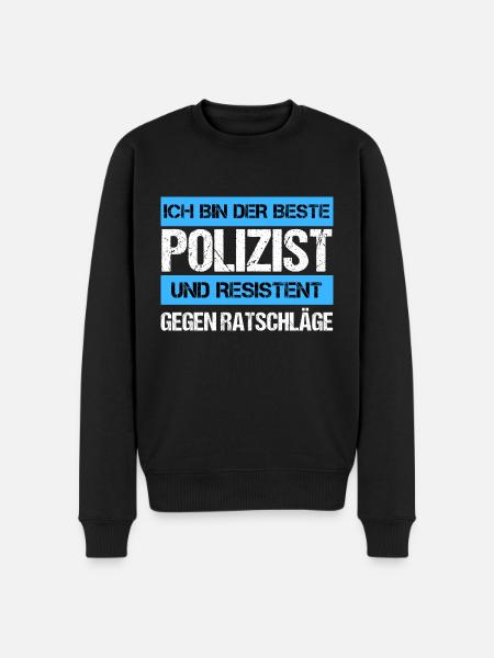 Policier résistant - Pull Premium bio Homme - noir