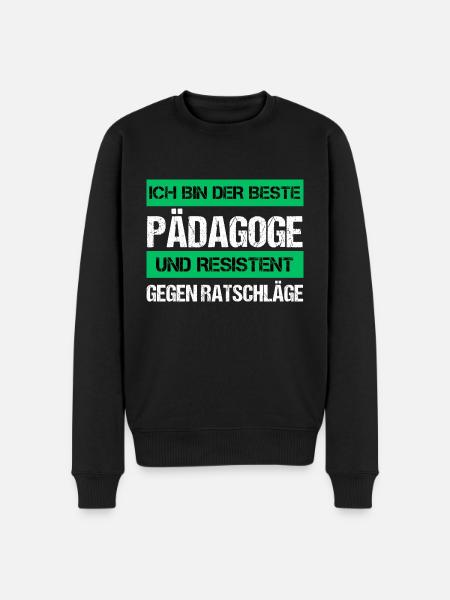 Éducateur résistant - Pull Premium bio Homme - noir