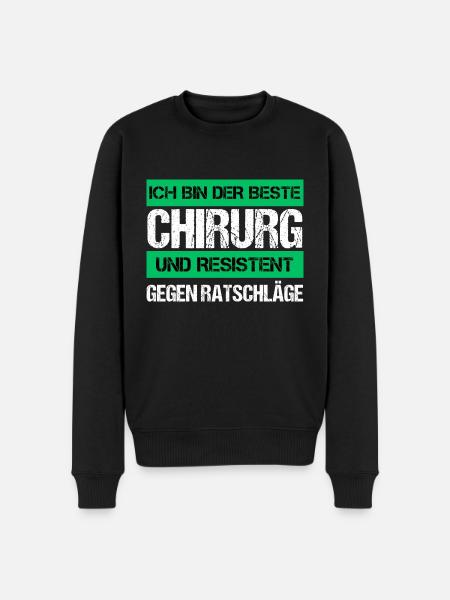 Chirurgien résistant - Pull Premium bio Homme - noir