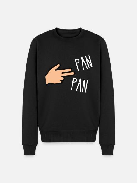 pan pan - Pull Premium bio Homme - noir