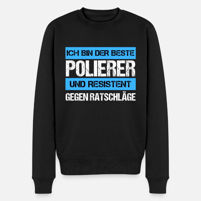 Polisseuse résistante - Pull Premium bio Homme - noir