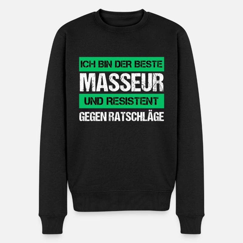 Masseur résistant - Pull Premium bio Homme - noir