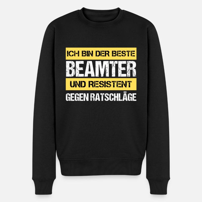 Fonctionnaire résistant - Pull Premium bio Homme - noir