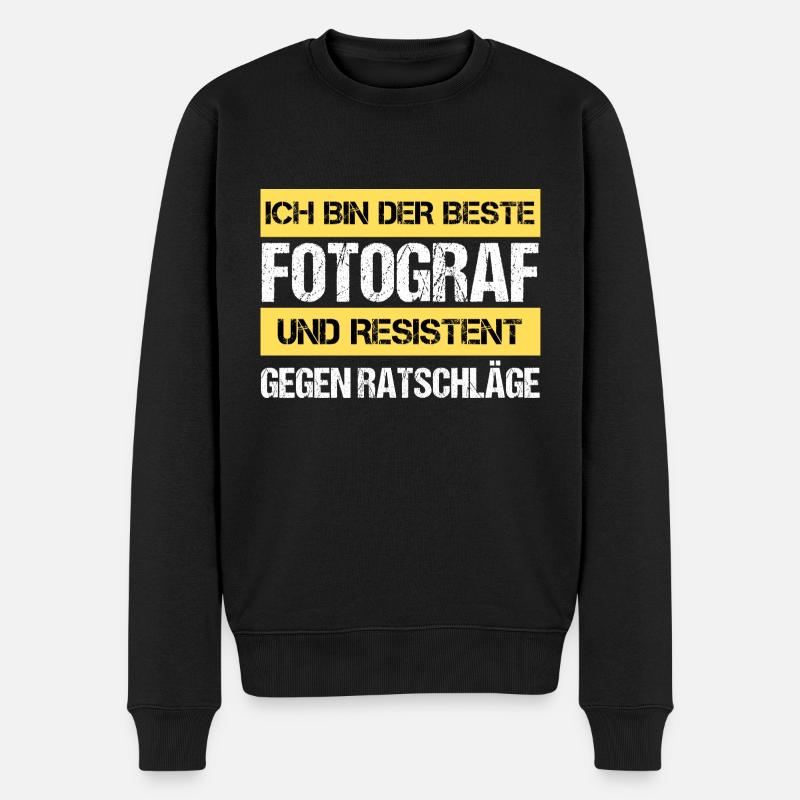 Photographe résistant - Pull Premium bio Homme - noir