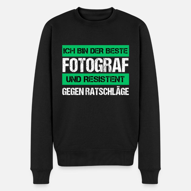 Photographe résistant - Pull Premium bio Homme - noir