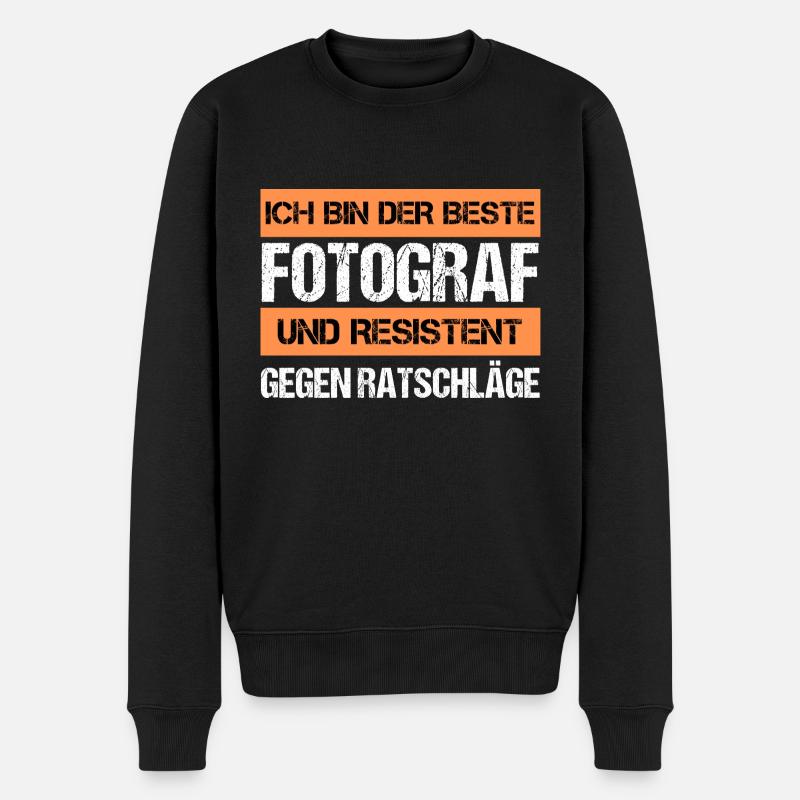 Photographe résistant - Pull Premium bio Homme - noir
