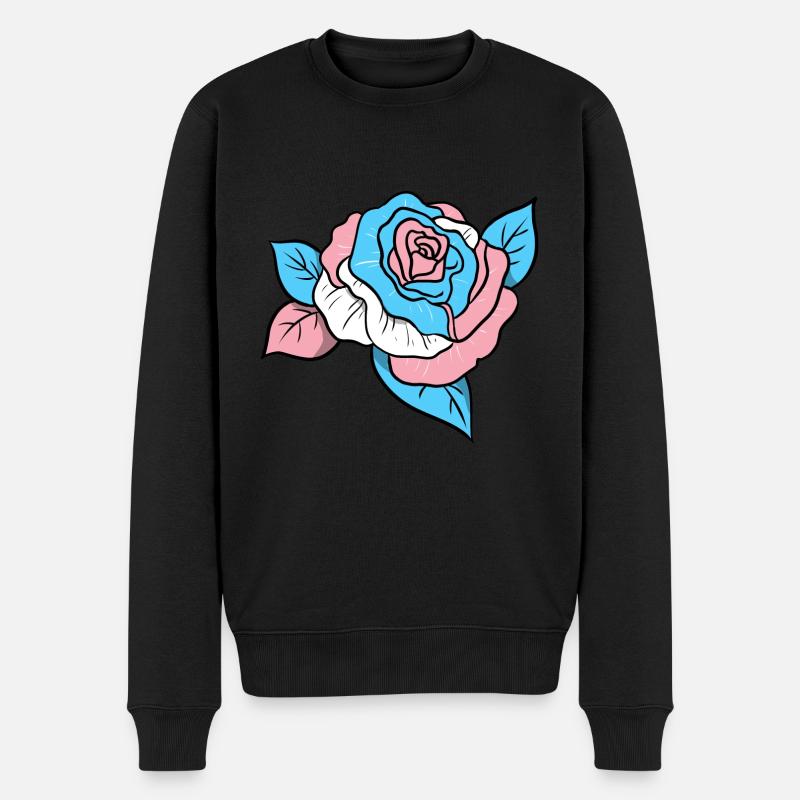 Trans Pride Rose - Pull Premium bio Homme - noir