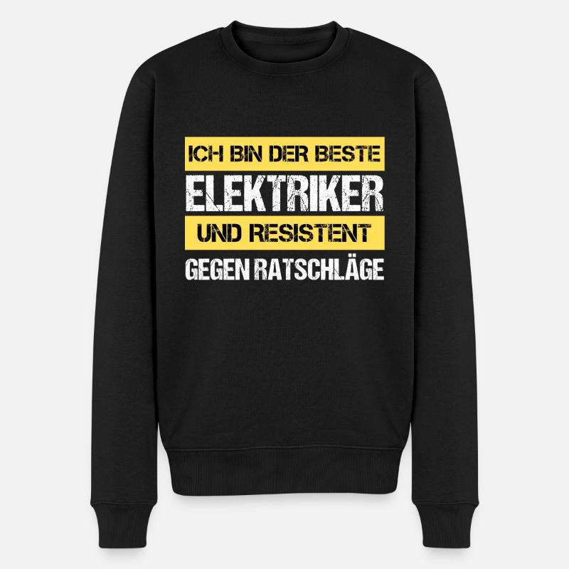 Électricien résistant - Pull Premium bio Homme - noir