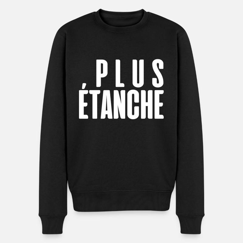plus étanche - Pull Premium bio Homme - noir