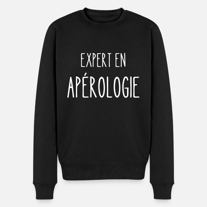 expert en apérologie - Pull Premium bio Homme - noir