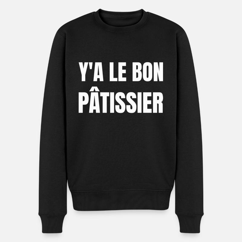 y a le bon pâtissier - Pull Premium bio Homme - noir