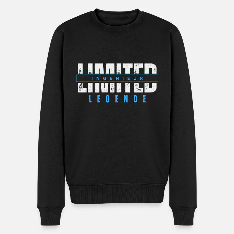 Légende de l’ingénieur limité. - Pull Premium bio Homme - noir