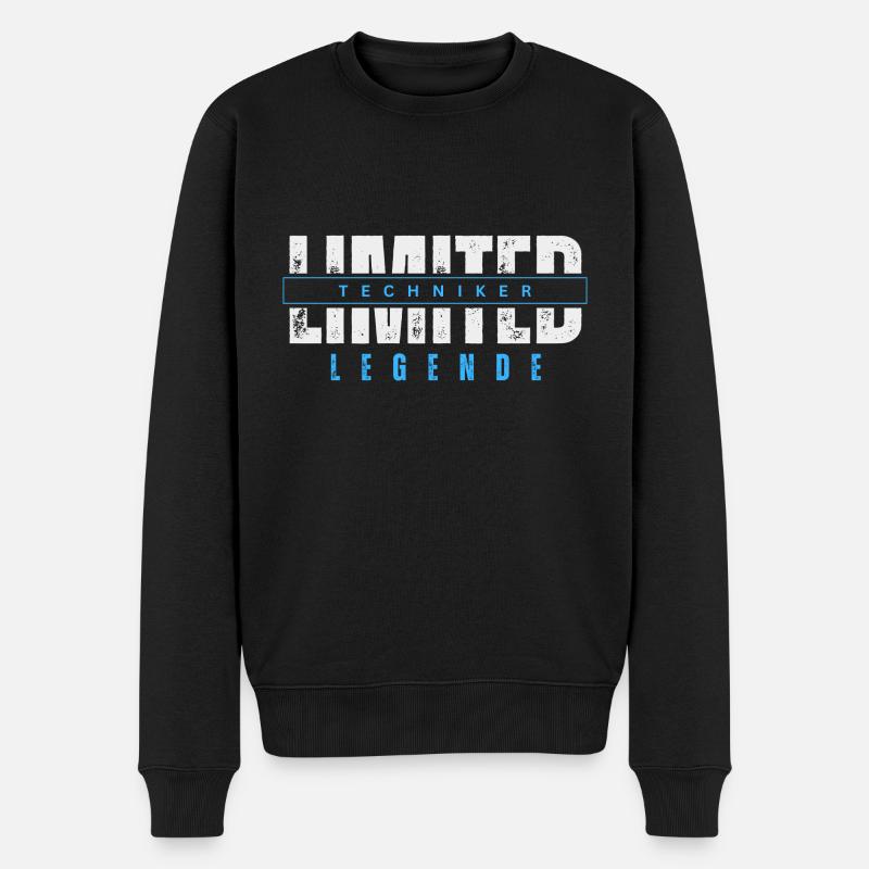 Légende limitée des techniciens. - Pull Premium bio Homme - noir