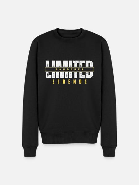 Limited Wizard Legend. - Men's Premium Organic Jumper - black