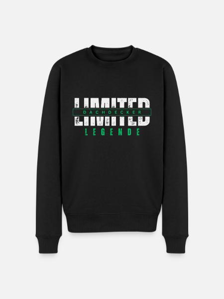 Limited roofer legend. - Men's Premium Organic Jumper - black