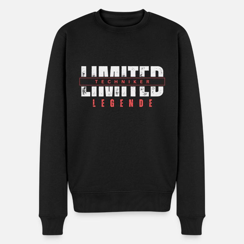 Légende de technicien limitée. - Pull Premium bio Homme - noir