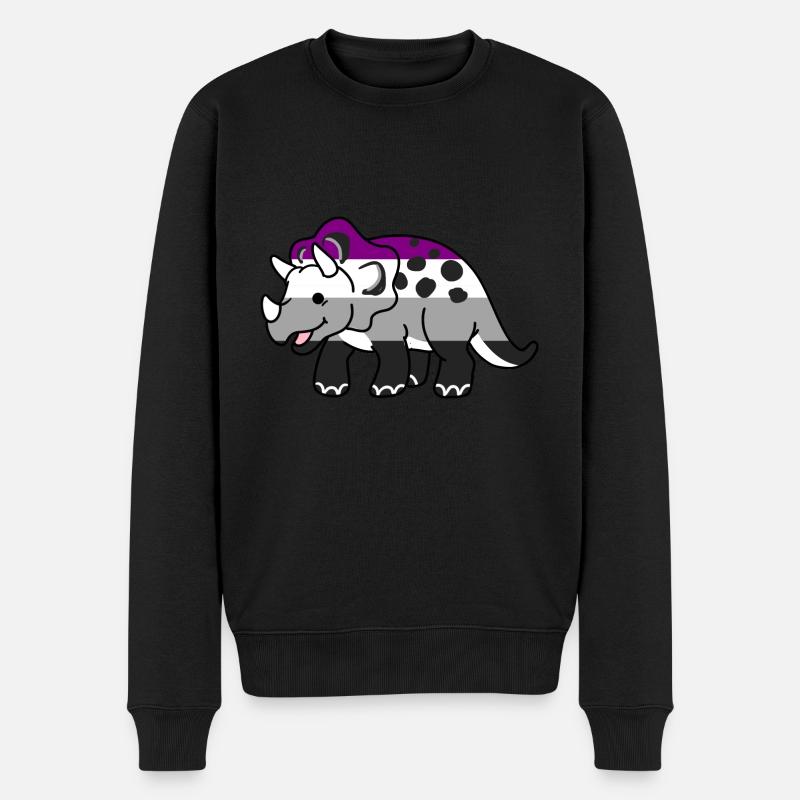Tricératops asexuels Ace Pride - Pull Premium bio Homme - noir