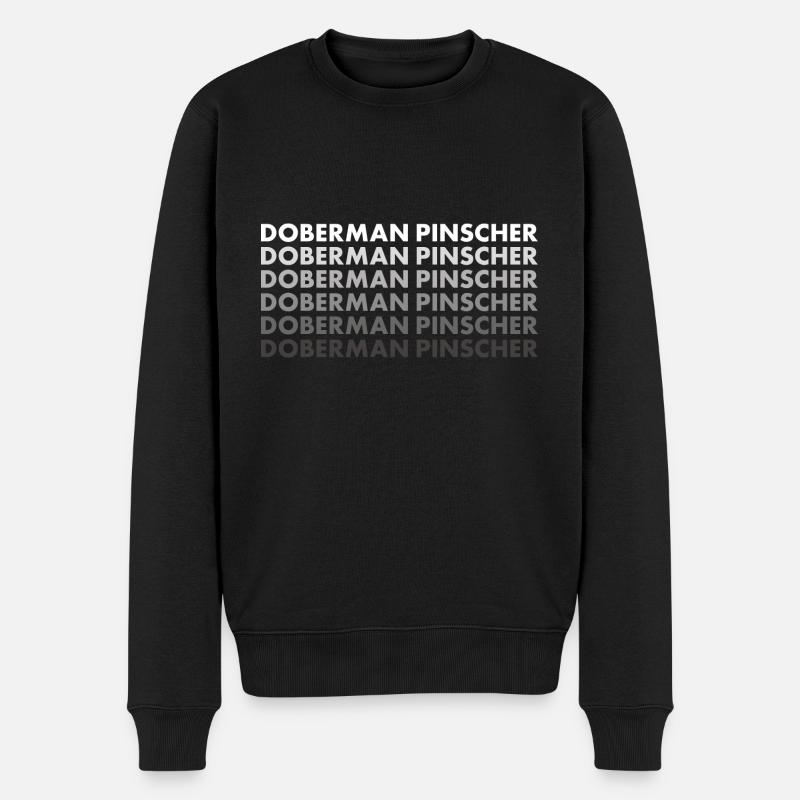 Doberman Pinscher - Männer Premium Bio Pullover - Schwarz