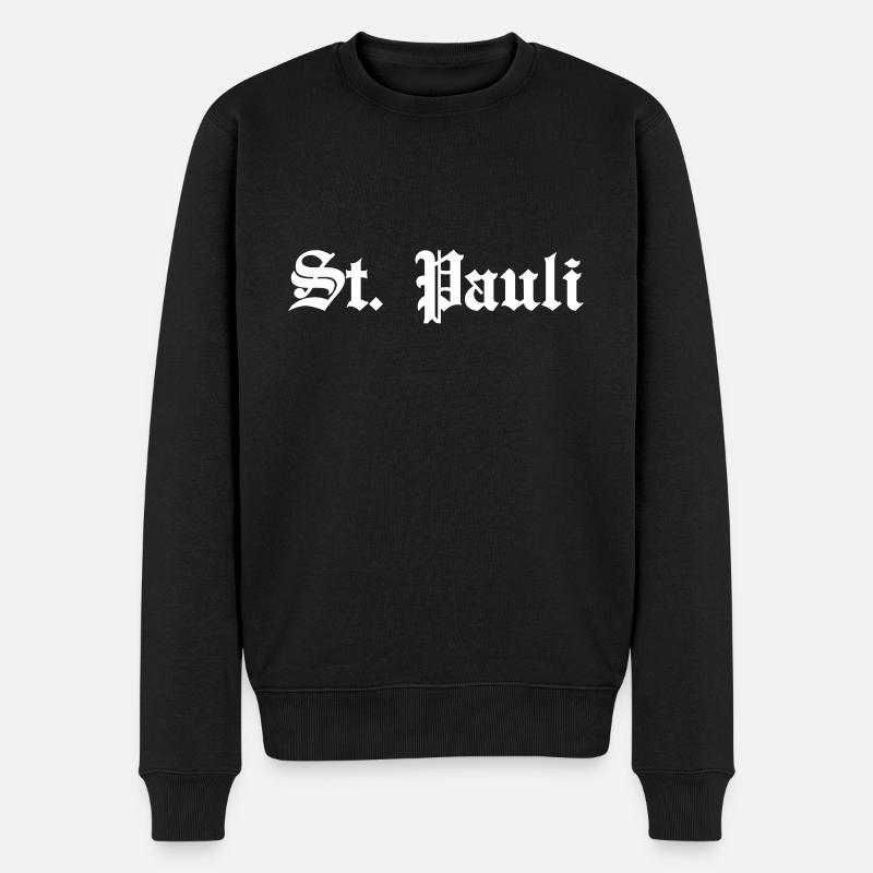 St Pauli - Pull Premium bio Homme - noir