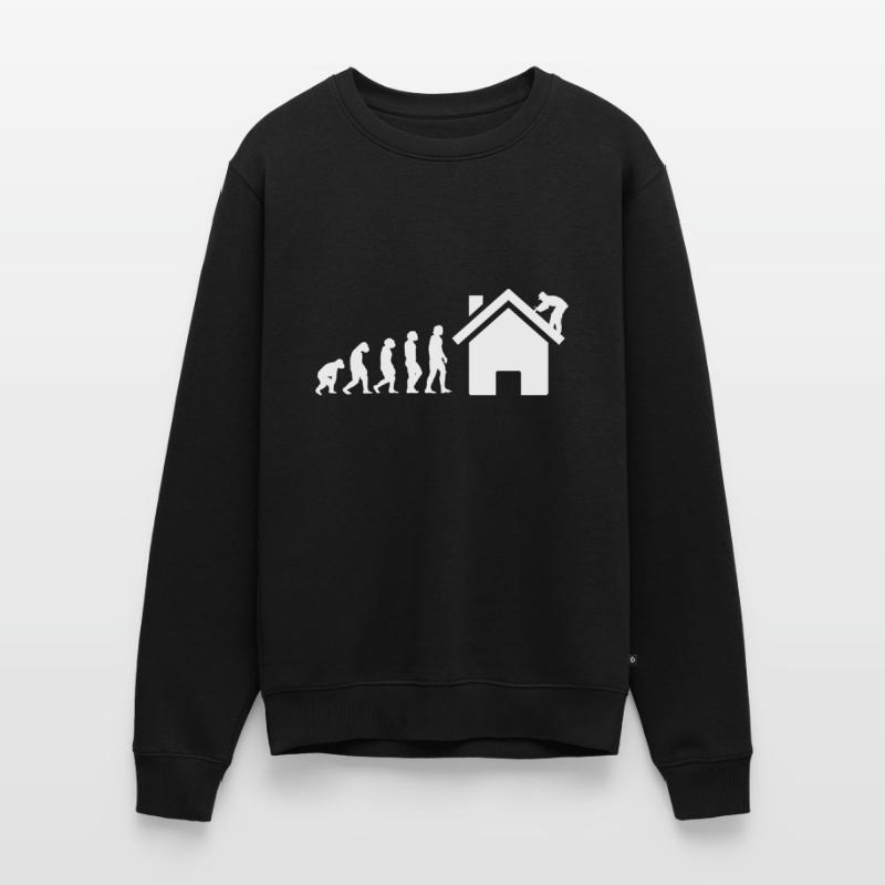 Evolution Dachdecker Männer Premium Bio Pullover