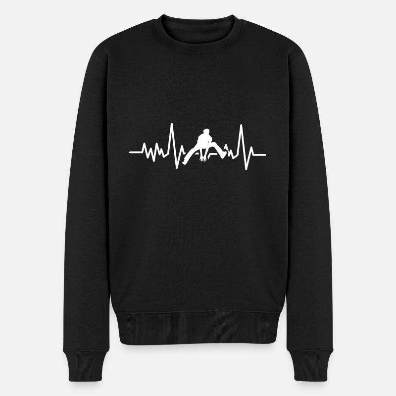 Parkour - Männer Premium Bio Pullover - Schwarz
