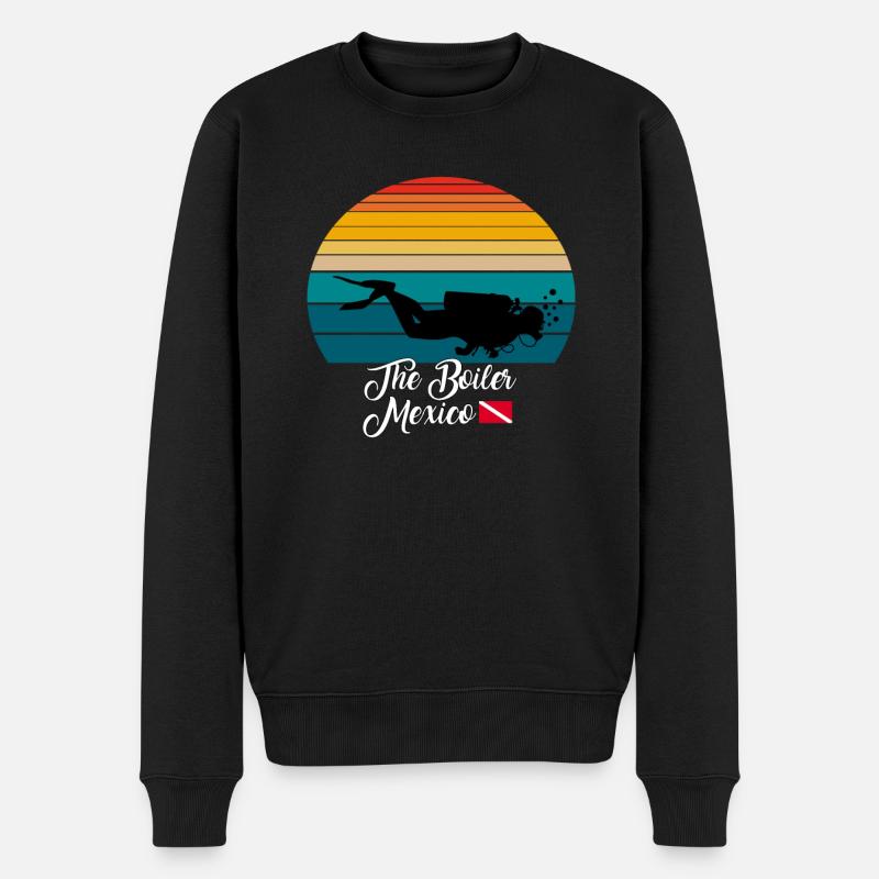 La Chaudière Mexique Plongée - Pull Premium bio Homme - noir