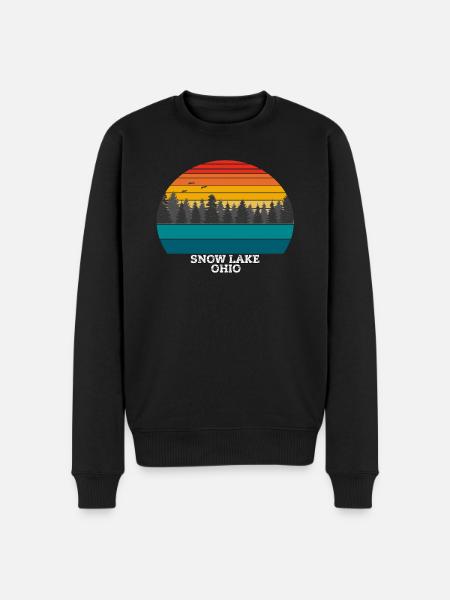 Lac Snow Ohio - Pull Premium bio Homme - noir
