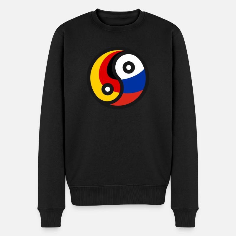 L'amitié germano-russe - Pull Premium bio Homme - noir