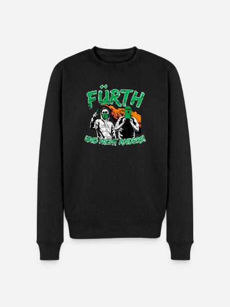 Fürth und nicht anders UPDATE - Männer Premium Bio Pullover - Schwarz