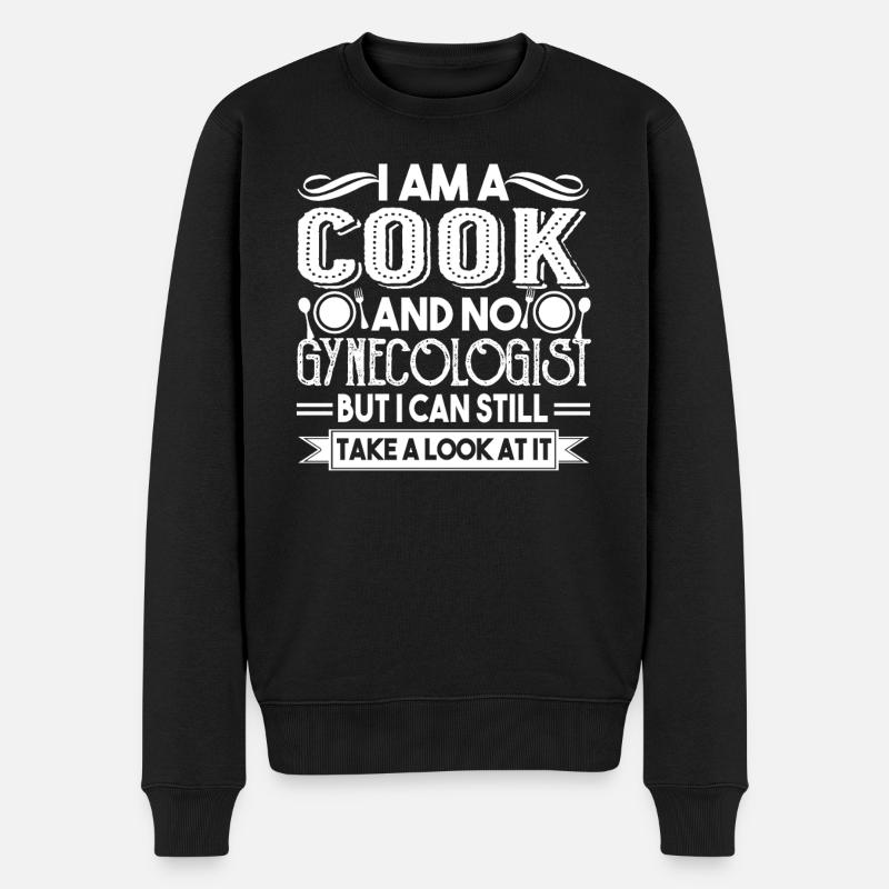 Cook Je suis cuisinier - Pull Premium bio Homme - noir