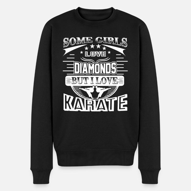 Karaté J’adore le karaté - Pull Premium bio Homme - noir