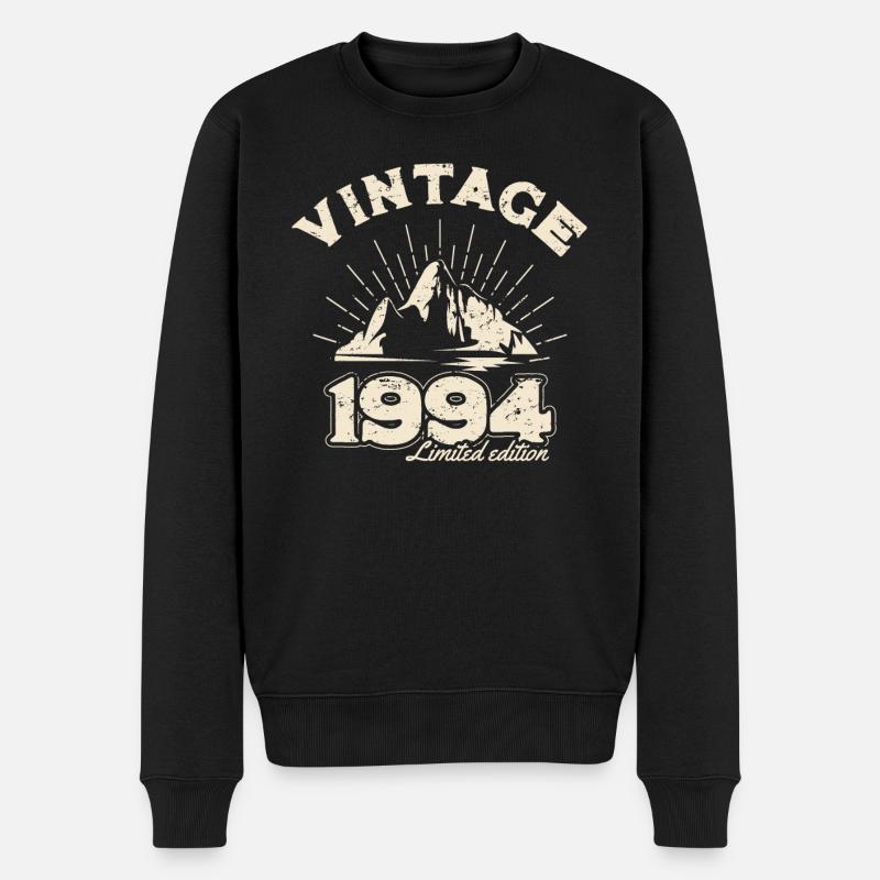 1994 BC Vintage édition limitée - Cadeau d’anniversaire - Pull Premium bio Homme - noir