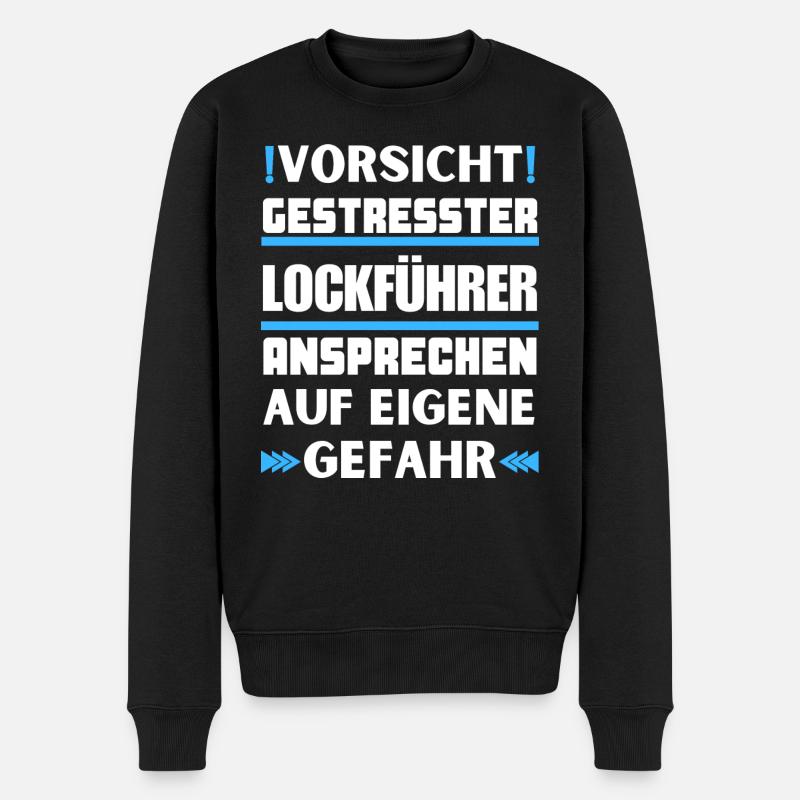 Ne parlez pas à des dirigeants leurres stressés ! - Pull Premium bio Homme - noir