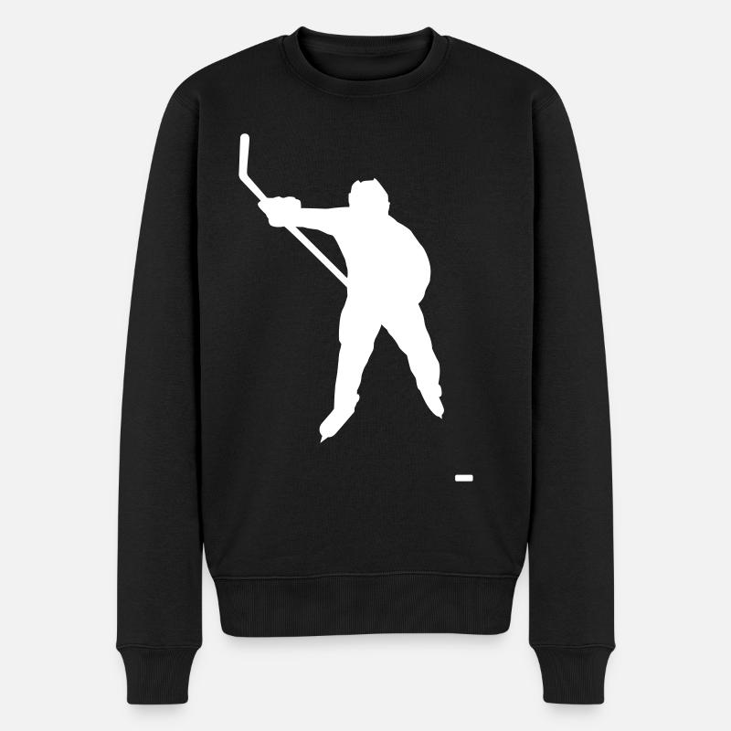 hockey sur glace - Pull Premium bio Homme - noir