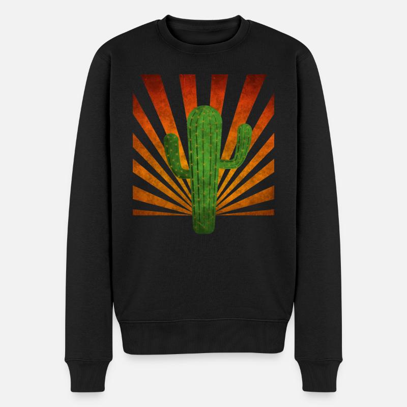 Cactus - Pull Premium bio Homme - noir