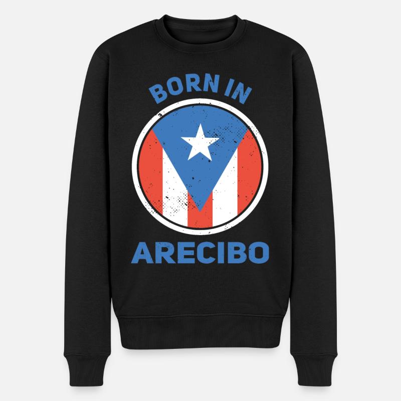 Porto Rico - Pull Premium bio Homme - noir