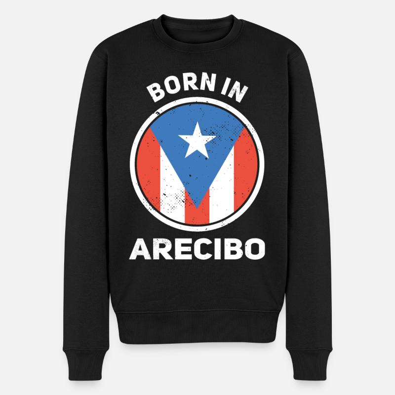 Arecibo - Pull Premium bio Homme - noir