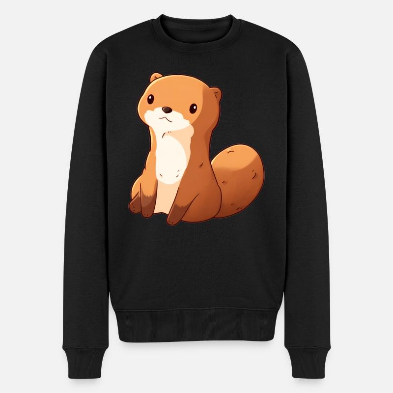 Mungo - Männer Premium Bio Pullover - Schwarz