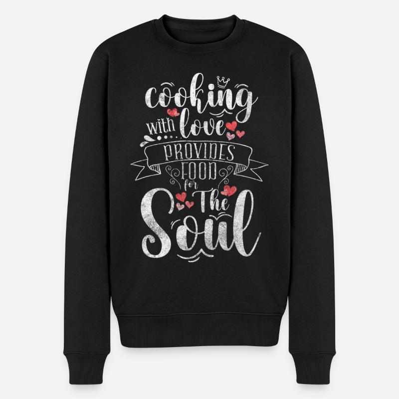 Cuisine Gastro Restaurant Hobby Chef - Pull Premium bio Homme - noir