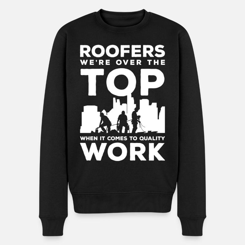 Handwerker Spaß - Männer Premium Bio Pullover - Schwarz