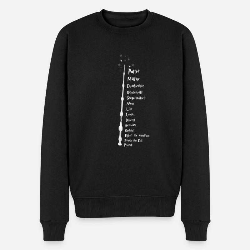 elder stab reihenfolge - Männer Premium Bio Pullover - Schwarz