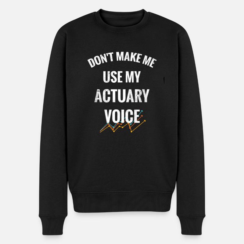 Actuaire | Expert actuariel - Pull Premium bio Homme - noir
